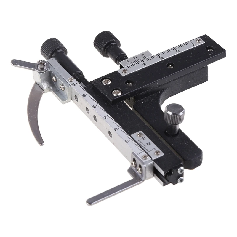 M6CF Mechanical X-Y Moveable Stage Caliper with Scale for Microscope Microscope Accessories High Movable Caliper