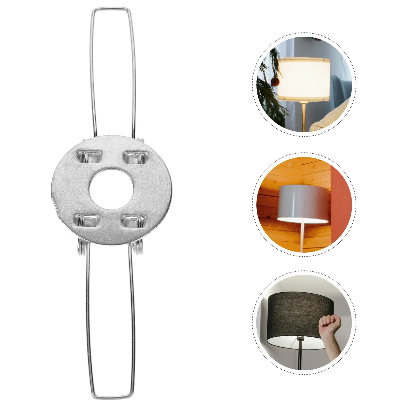 Lamp Holder Spring Clip DIY Clamp for Lampshade Pendant Light Clamps Adapter Clips Fixators Metal