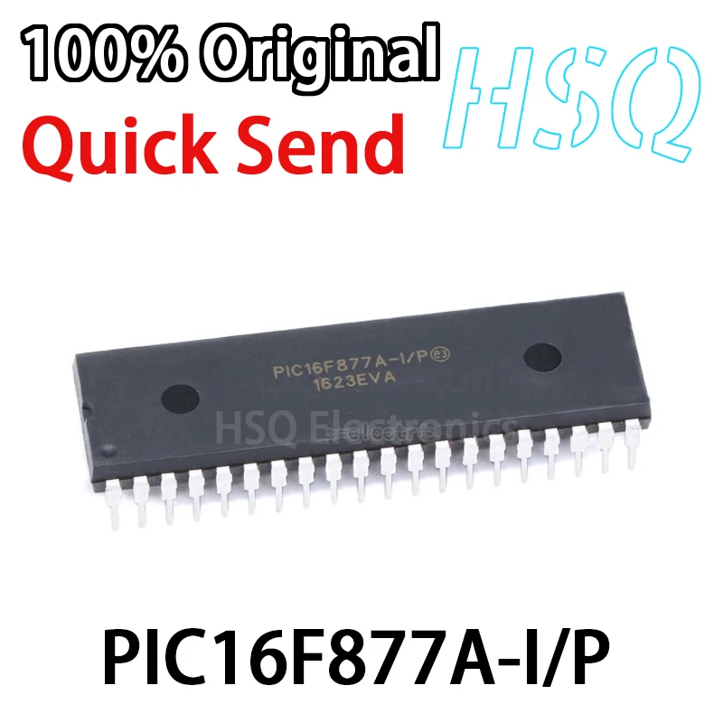 1PCS Original PIC16F877A-I/P PIC16F877A DIP-40  8-bit CMOS Microcontroller