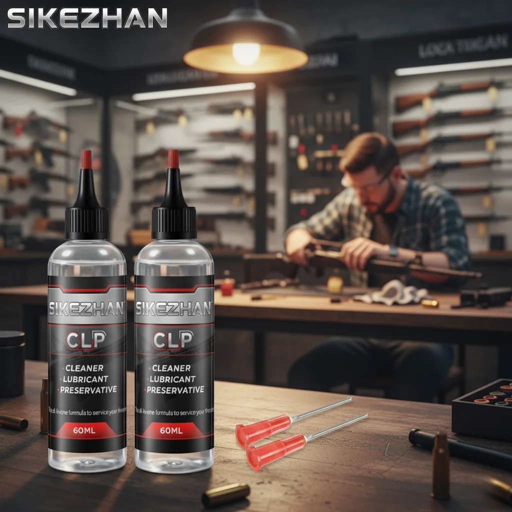 Gun Oil CLP Cleaner Lubricant with Precision Needle Tip Oiler for Rifle Pistol Shotgun Firearm Maintenance & Care 60ml
