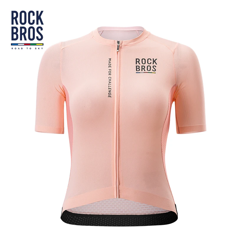 ROCKBROS ROAD TO SKY Female Summer Cycling Jersey Short Sleeves Lightweight Professional Cycling Jersey Women Cycling Clothing