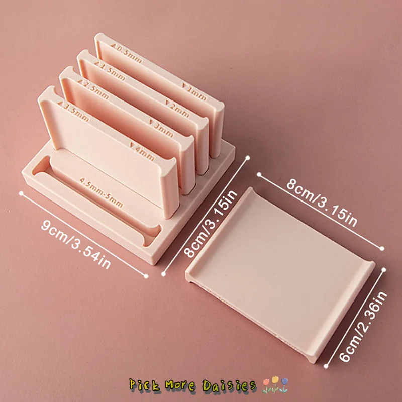 เครื่องมือทำดินเหนียวม้วนมือ DIY ขนาด 0.5-5 มม. แม่พิมพ์ม้วนดินเหนียวนิ่มสำหรับทำต่างหู สร้อยข้อมือ จี้ ดินโพลิเมอร์