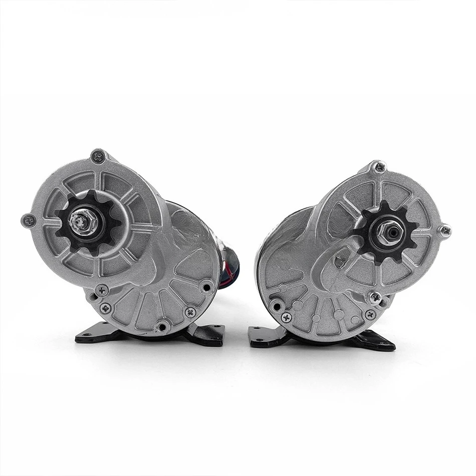 24V 36V 700W Electric Brush Geared DC Motor Dual Drive