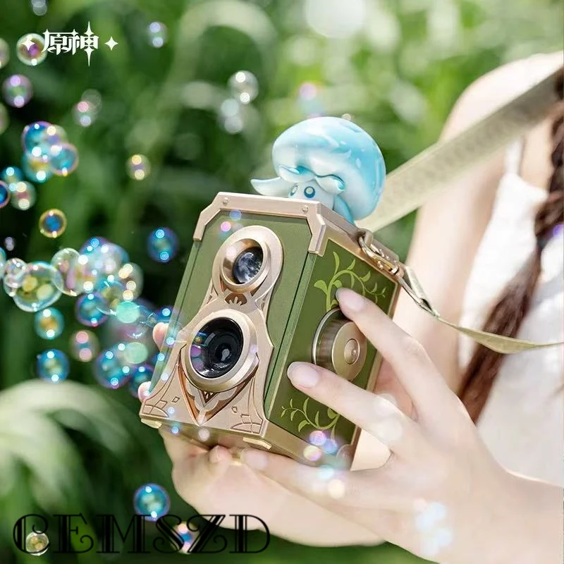 

Game Genshin Impact Official Genuine Product Floating Hydro Fungus Theme Photo Bubble Machine Halloween Christmas Gifts Cosplay