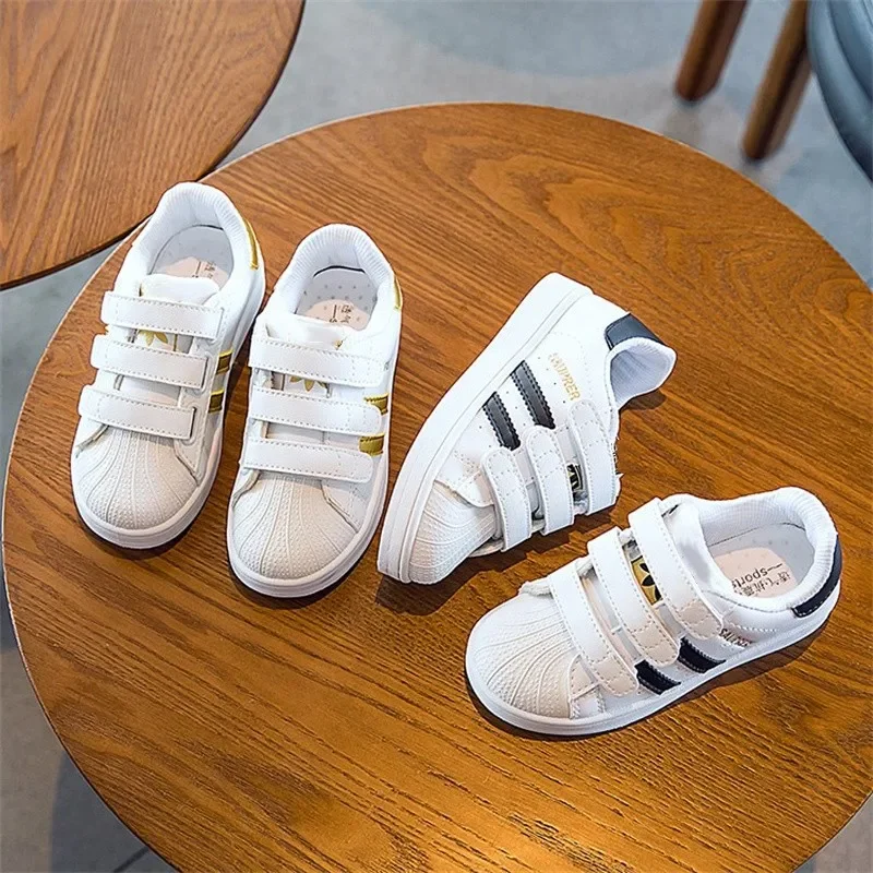 

Comfortable Square Heel Round Toe Kids Low-top Casual Sneakers Baby Girls/Boys Autumn/Winter Fashionable Breathable Sneakers