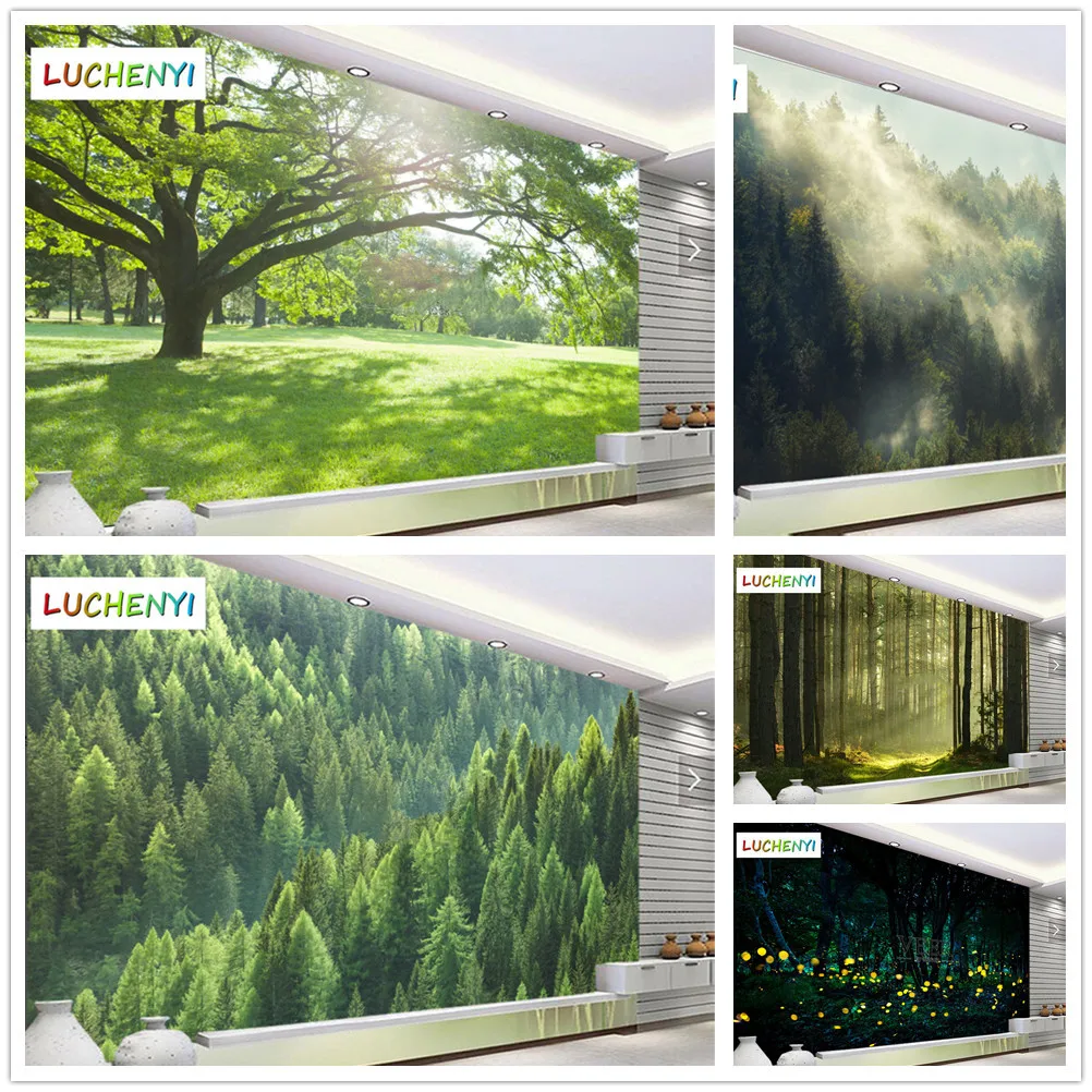 

Papel de parede custom tropical rainforest leaf wallpaper mural,living room tv wall bedroom home decor