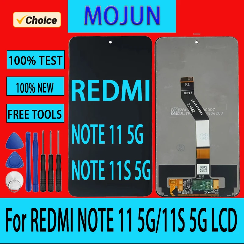 LCD For Xiaomi Redmi Note 11 5G LCD 2201117TG LCD Display Touch Screen Digitizer Assembly For Redmi Note 11S 5G LCD