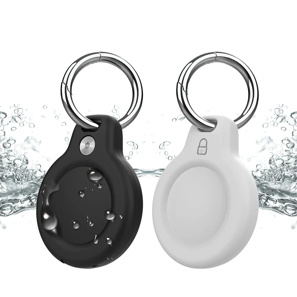 

Чехол для Apple AirTag, жесткий ПК, водонепроницаемый противоударный держатель для ключей, петля для защиты всего тела, брелок для ключей, аксессуары против потери