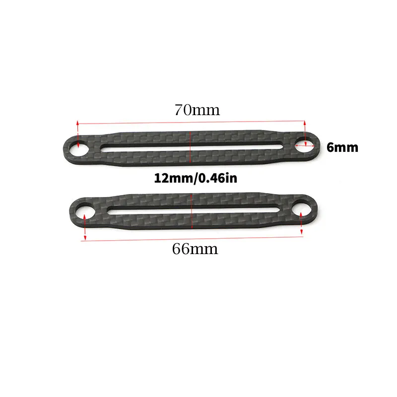 Carbon Fiber Front Rear Body Mount for Tamiya TT02 XV01 XV02 RC Car Upgrade Parts Accessories