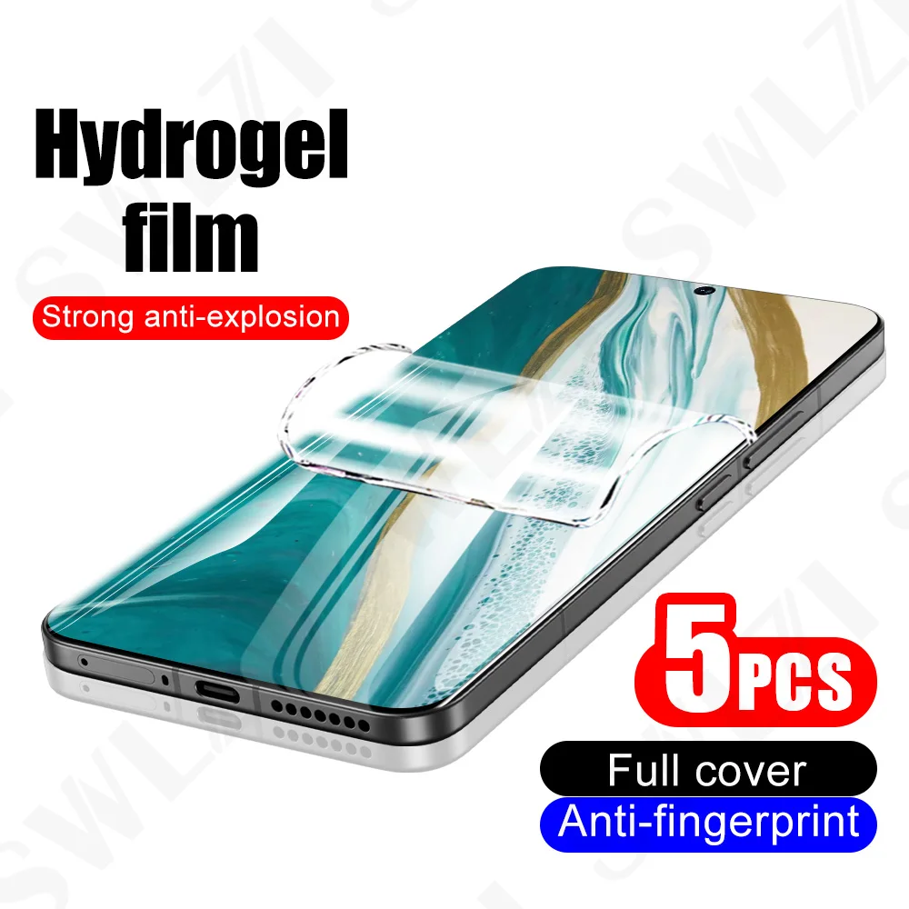 5Pcs Not Glass hydrogel film for Samsung S25 S24 S23 phone screen protector protective film S22 S21 Ultra S20 Plus S10 Note 20