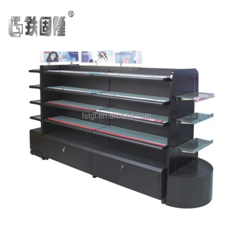 [Customized]Daily Chemical Retail Store Wood Steel Beauty Supply Cosmetic Store Shelf