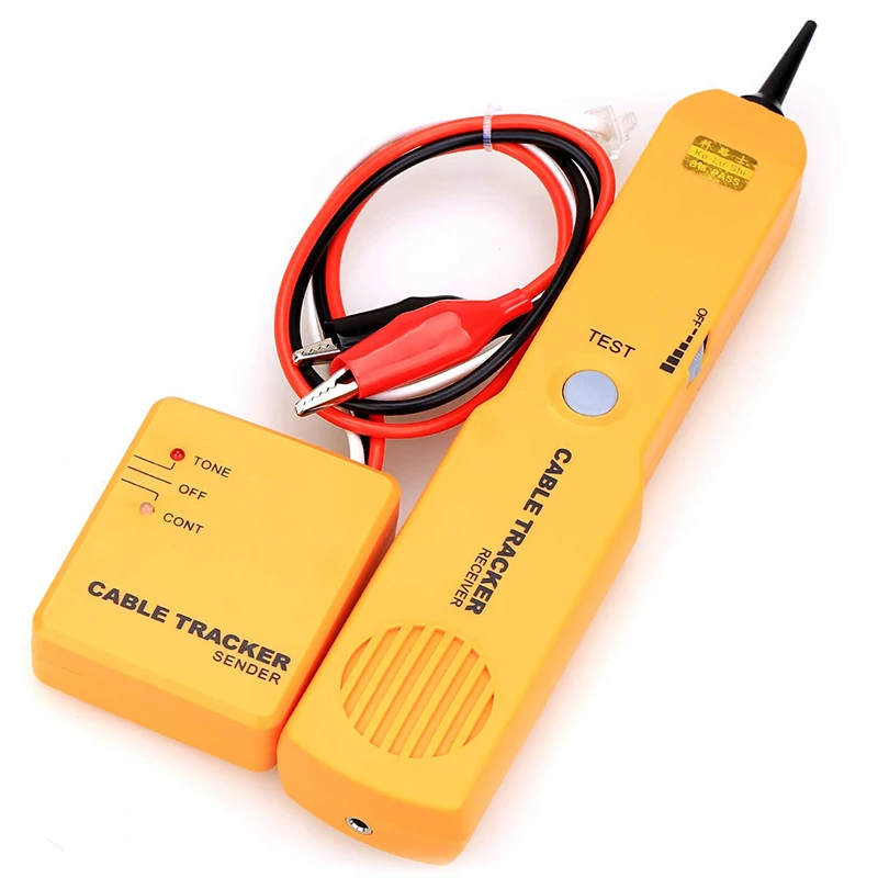 

Professional RJ11 Network Telephone Cable Tester Toner Wire Tracker Diagnose Tone Line Finder Detector Networking Tools