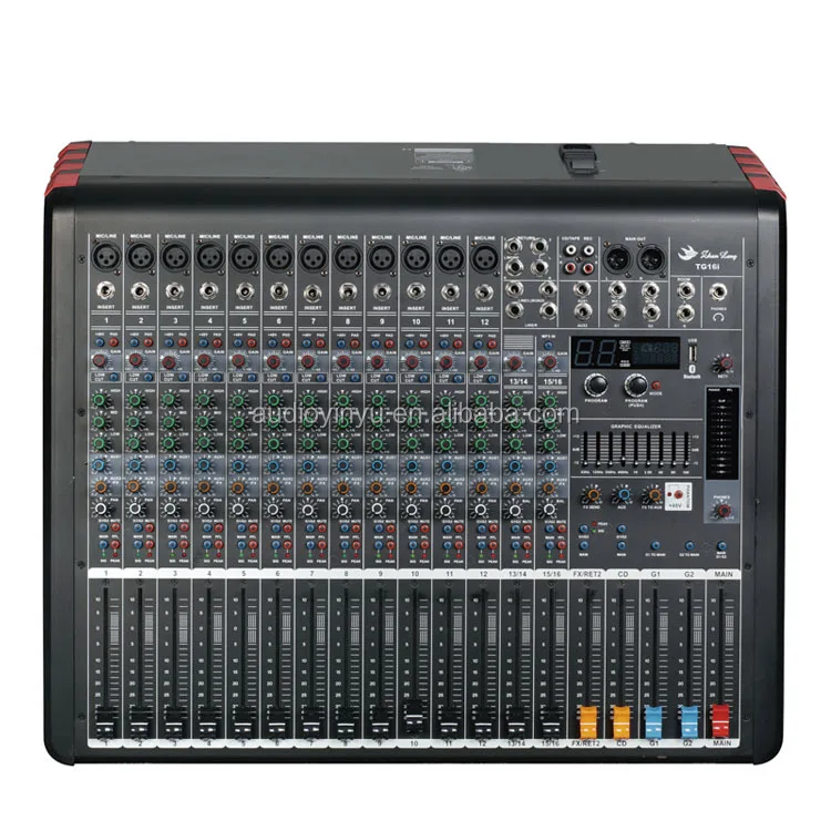 Professionele 20-kanaals Mixer Met Effect Apparaat Home Ktv Stage Performance K Song Geluidsconsole