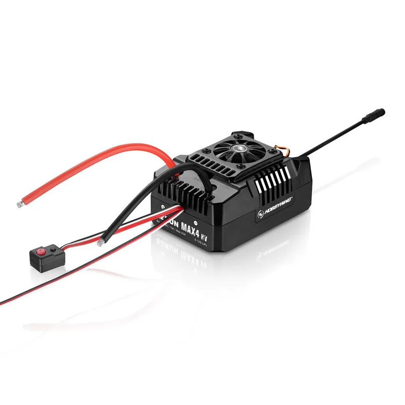 Hobbywing EZRUN MAX4 HV 300A 6-12S Bürstenloser Regler mit EZRUN 70125SD 560KV Induktionsmotor, geeignet für 1/5 Hochleistungsfahrzeuge