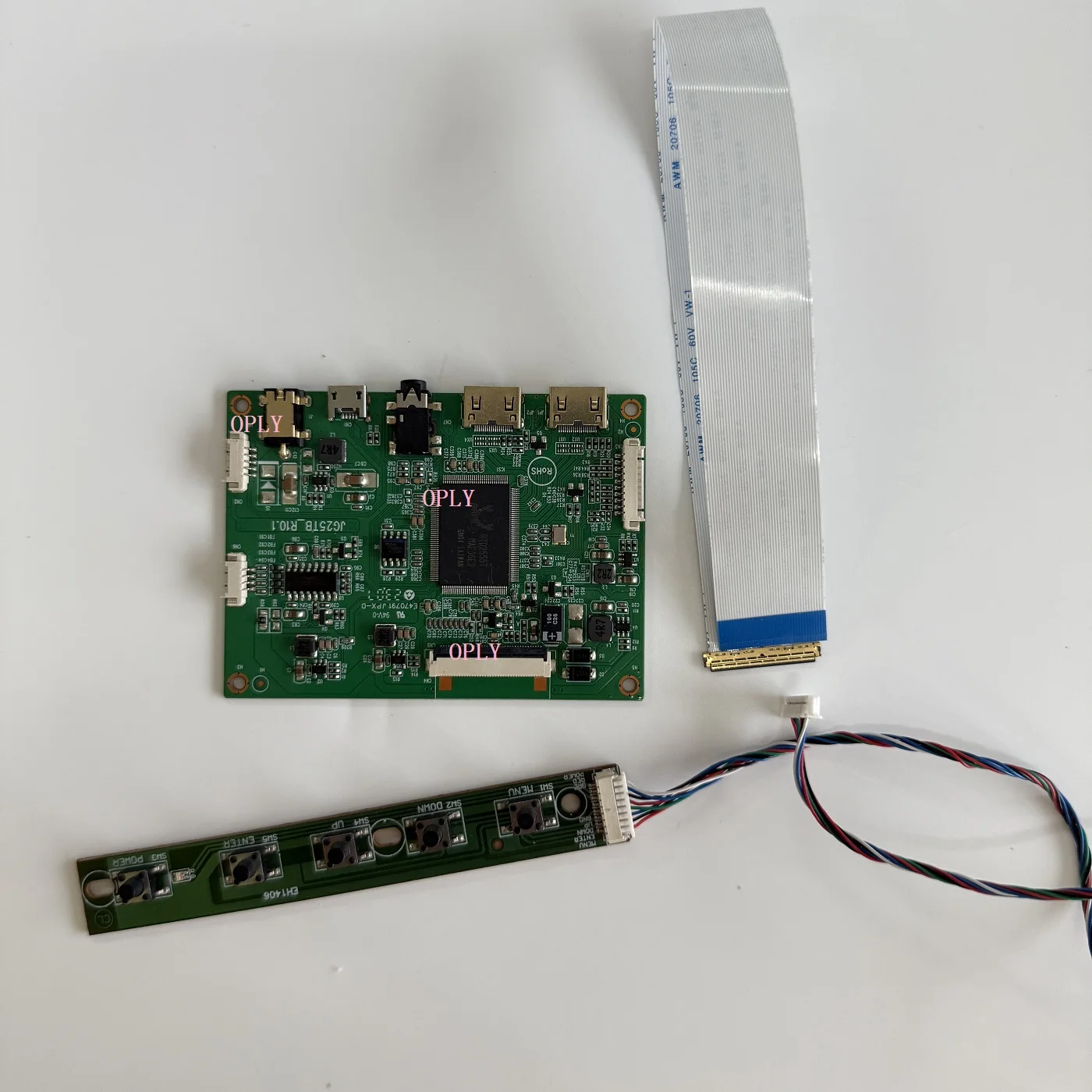 2 mini HDMI-compatible micro USB  EDP Controller Board screen monitor for LP133WF5-SPC1 LP133WF5-SPD2 1920X1080 13.3