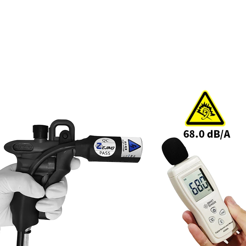 4, 6kv 10KV Ion Pistol Udara Penghilang Debu Listrik Statis Pengion Pistol Udara Jarum Ganda Elektrostatik Pistol Ion Generator220V
