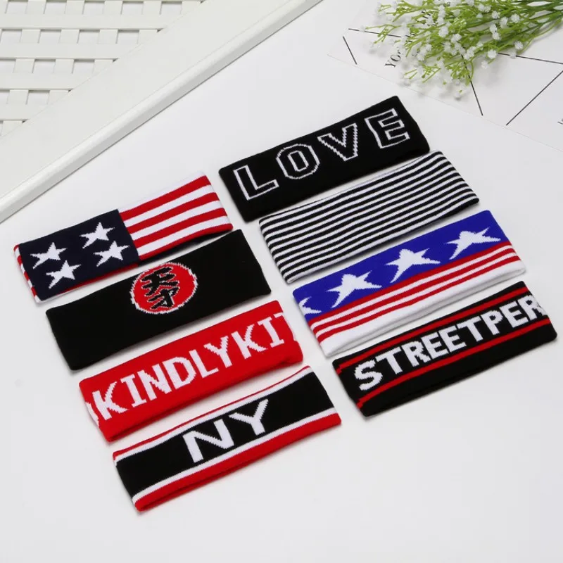 Kids Sport Headband Elastic Sweatband Children Running Headband Headwear for Boy Girl Breathable Hairband Accessories 1-12Y