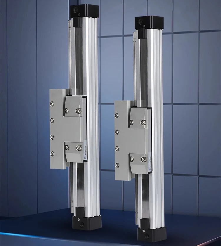 OSPP16/25/32-STL 200-300-400-500-600-700-800 السكتة الدماغية الطويلة عالية السرعة دليل ميكانيكي بدون قضبان اسطوانة هوائية اسطوانة