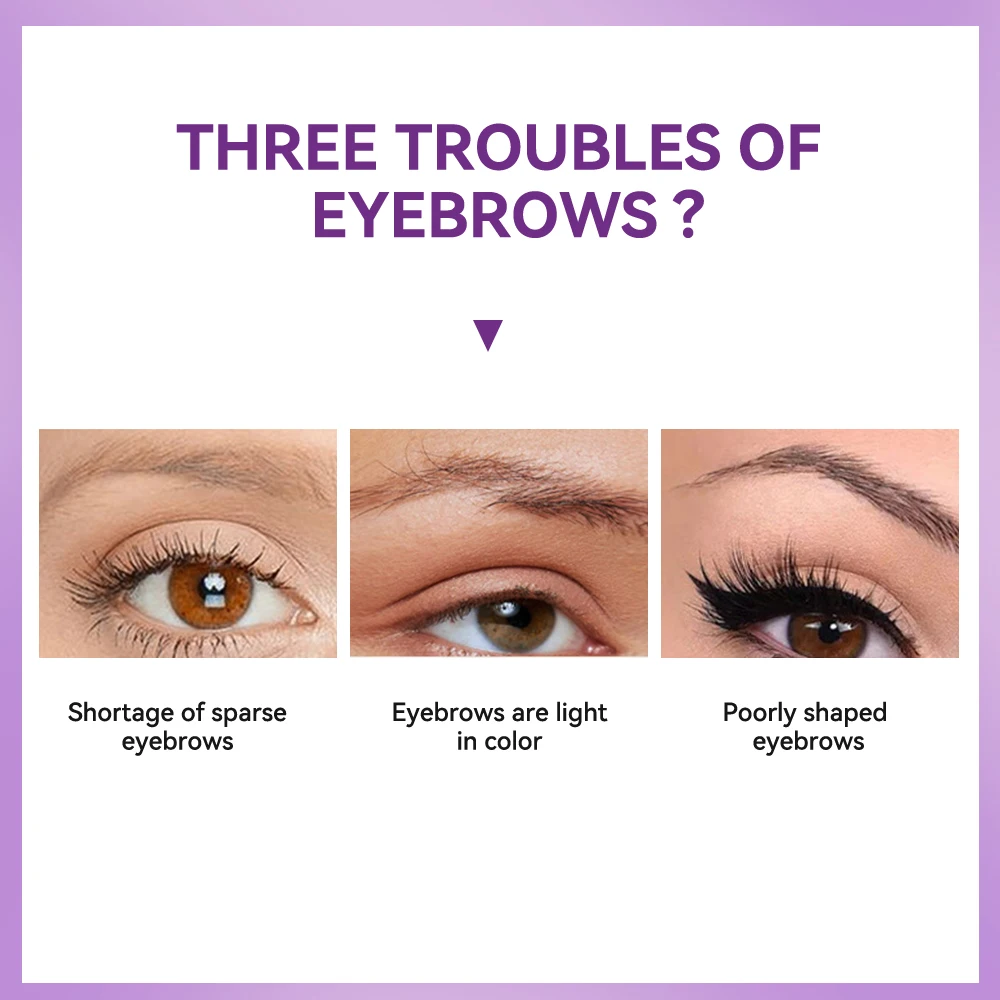 Długotrwały, odrywany klej do brwi Żel do brwi w kremie, długotrwały, zapobiegający rozmazywaniu, zapobiegający poceniu się, wodoodporny kosmetyk