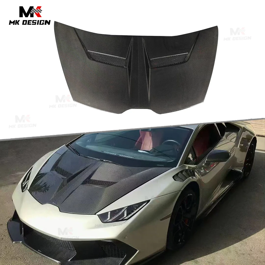 

Carbon Fiber Front Hood for Lamborghini Huracan LP610 LP580 2014-2018 V Style Front Hood Engine Bonnet Cover Body Kit Auto Parts