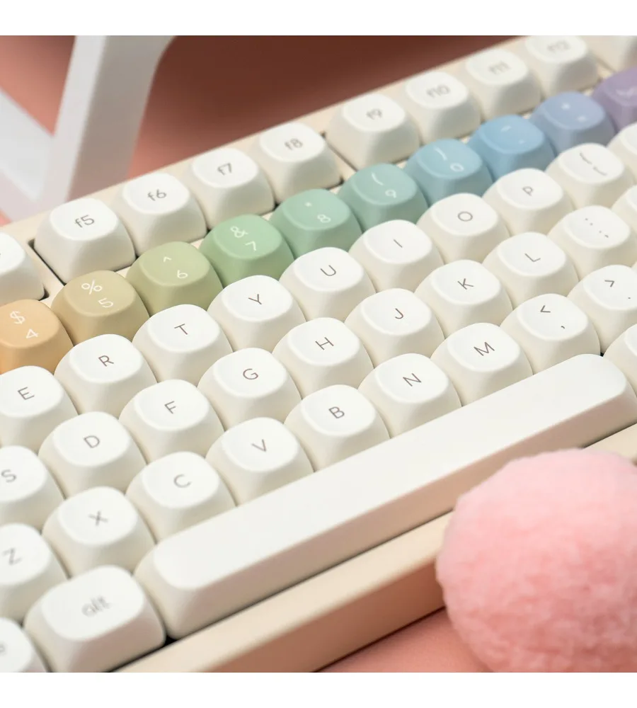 

Rainbow R2 magnetic axis mechanical keyboard keycap PBT sublimation customization Wooting Mega Lion