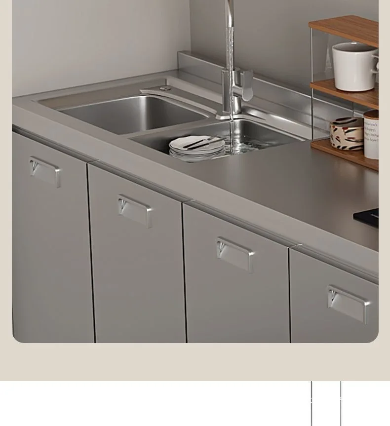 Factory Direct 2026 Top Rated304 Integral Thickened Stainless Steel Cabinet Installation Free