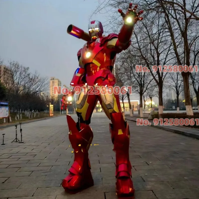 

Firework Iron Man Adult Children Wear Iron Man Real People Wear Clothing Props Armor Armor Cosplay Outfit Perform Bar Props Show