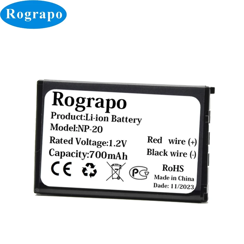 New 700mAh Li-ion NP-20 Camera Battery For CASIO Exilim EX-M1 M2 Z3 Z4 S1 S2 S3 S4 S100 Z8 Z40 Z65 z70 Z75 S20 s770 EX-S880