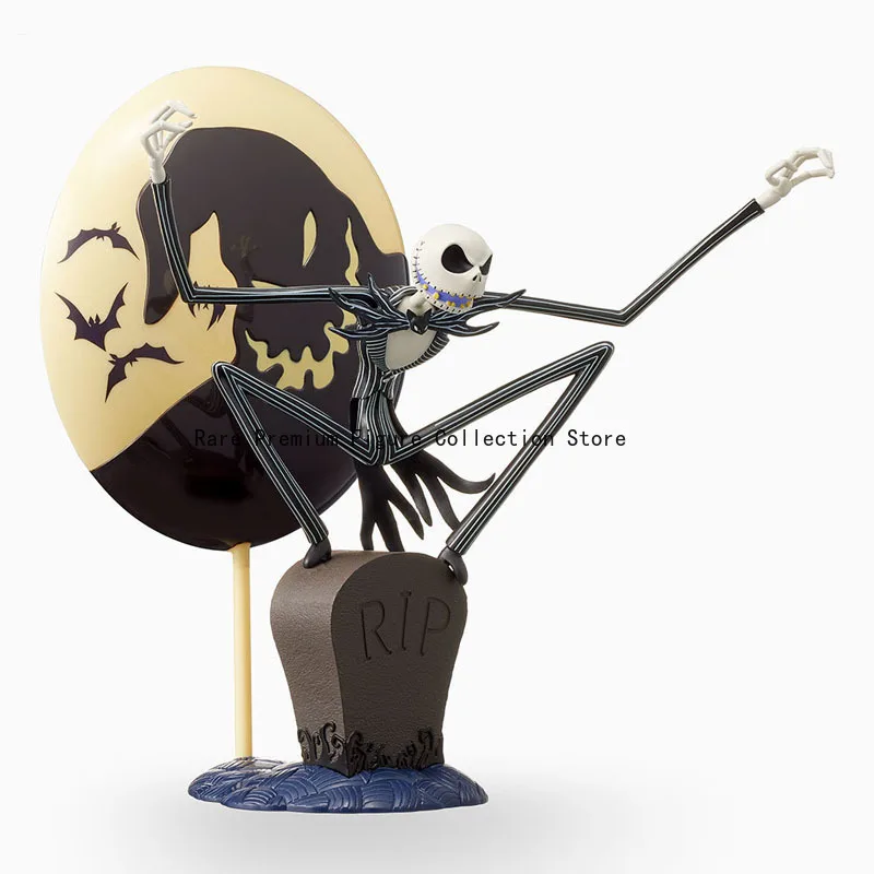 تمثال SEGA الأصلي The Nightmare Before Christmas Skull Prize - علامة تجارية جديدة غير مفتوحة، متوفرة في المخزون المزخرف الرسمي القابل للتجميع #5