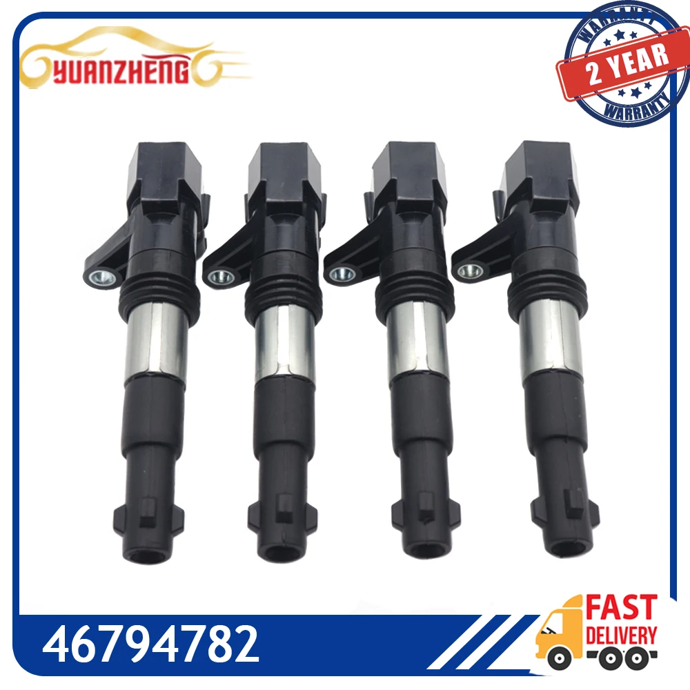 46794782 Car High Quality Ignition Coil Pack For ALFA ROMEO 156 159 GT GTV Spider 916C 916S 932 937 2.0L JTS 0221604103