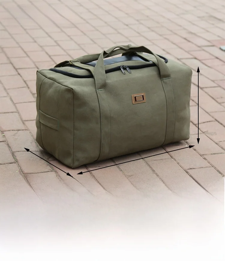 

Thiened Canvas Travel Bag Large Capaci Handheld Lage Bag for Men And Women Moving Home Traveling And Touring Bag