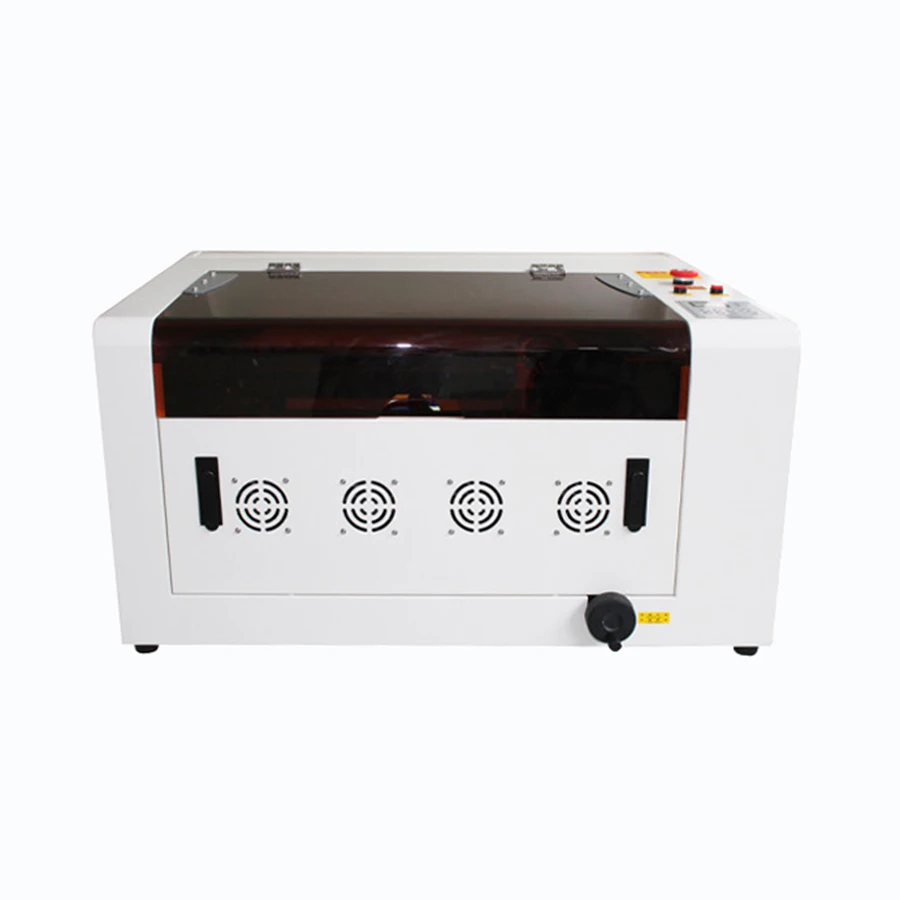 New model mini 40w L-aser Engraver 3040 Co2 L-aser Engraving cutting Machine for wood rubber sheet Self inking Stamps