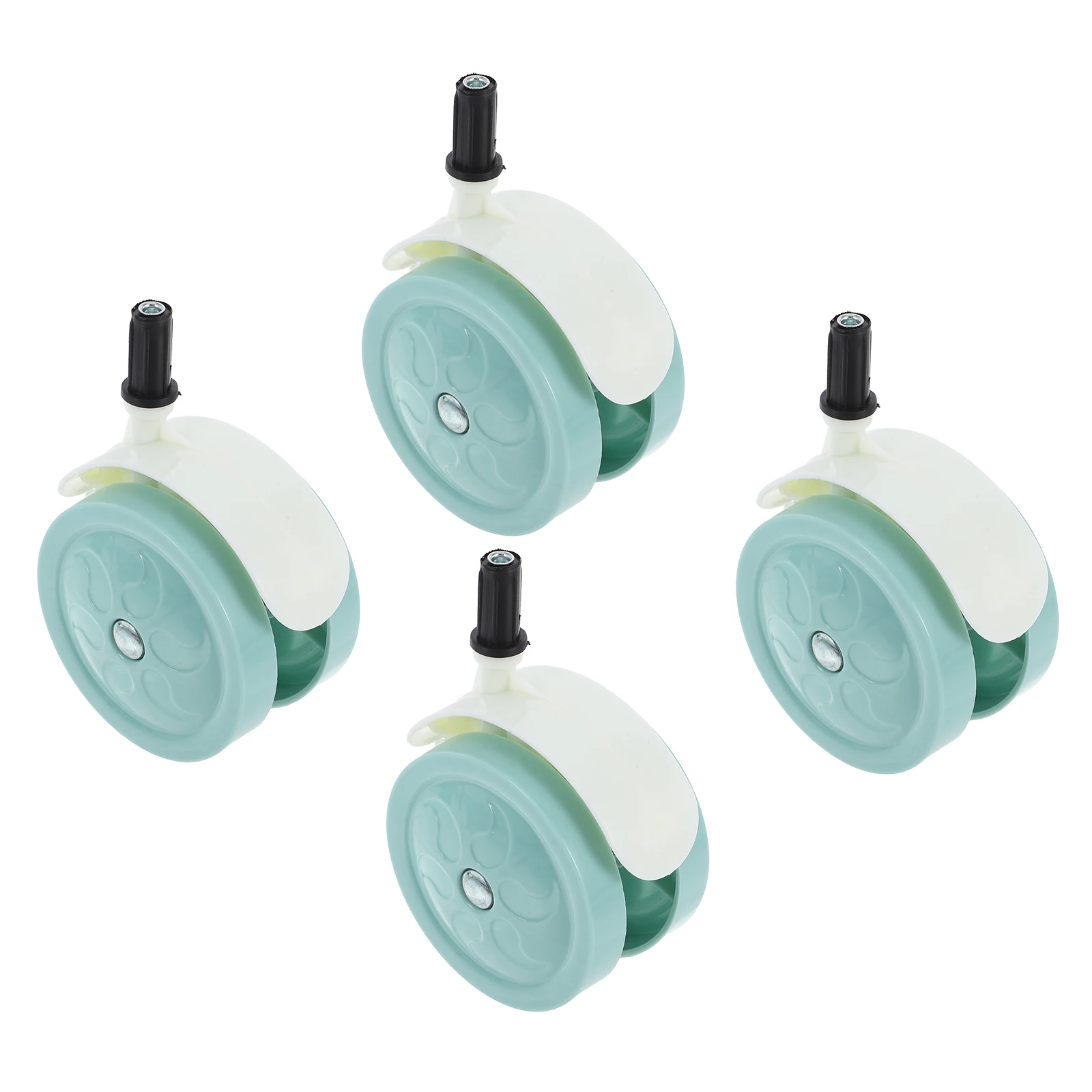 

4 Pcs Baby Stroller Wheels Silent 360 Degree Rotation Easy Detach Plug In Furniture Casters Toddler Walkers Accessories