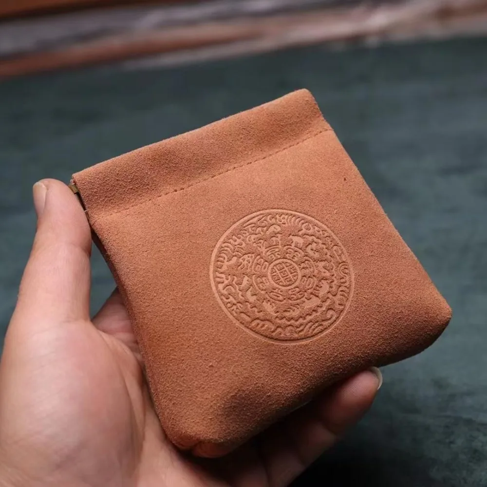 

Portable Jewelry Storage Bag Bracelet Rings Cowhide Leather Jewelry Holder Bag Earrings Necklace Large Capacity