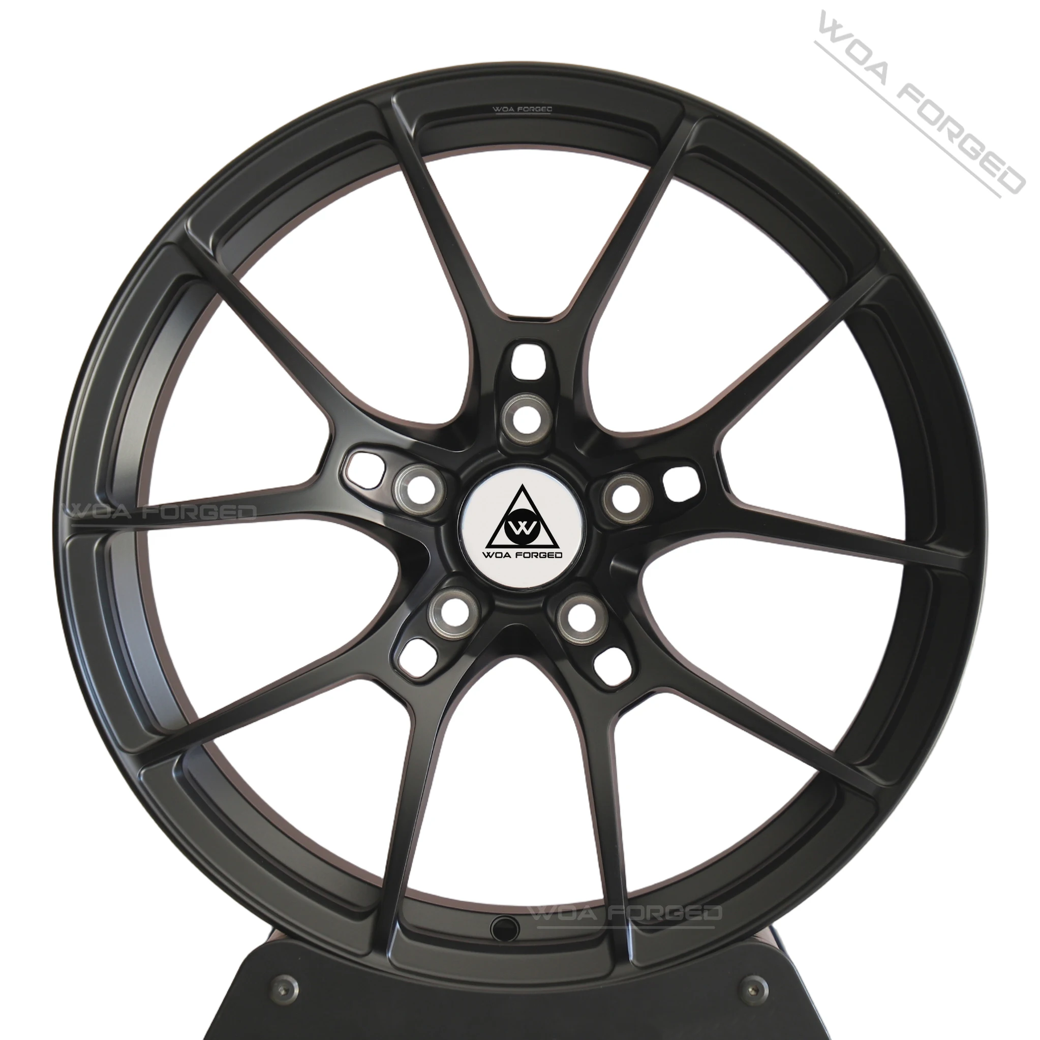 

Custom G025 Style Matte Black Y-Spoke Forged Wheels 5x112/5x114.3/5x120 for Golf R Mustang Tesla Model 3 BMW F30 G20 Audi A3 A4