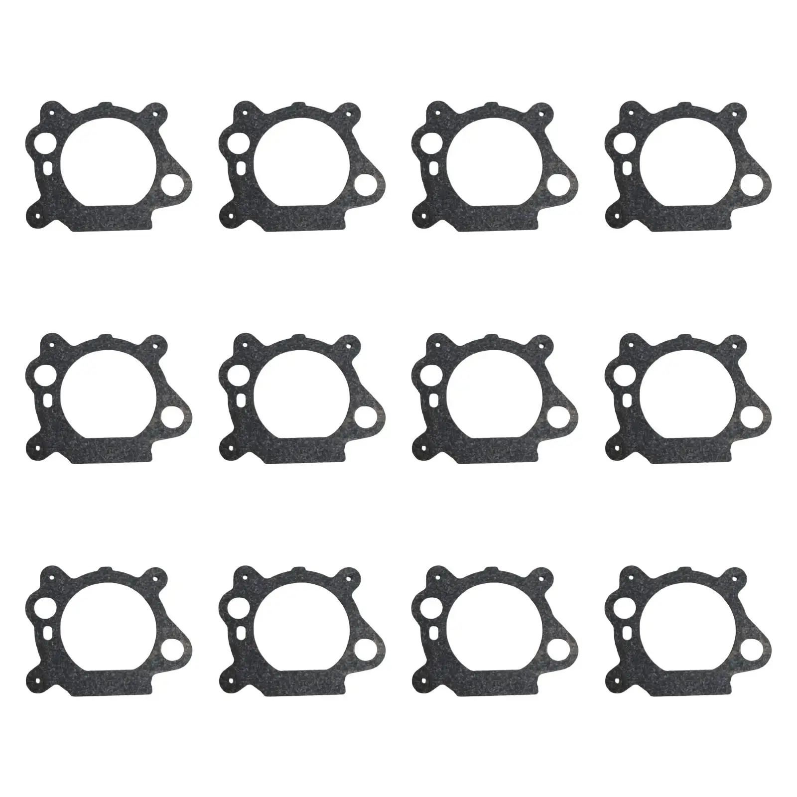 Carburetor Gasket Asbestosfree Sealing Pad 12 Pack for Engine Air Filter Mount Farming Aquaculture Industry