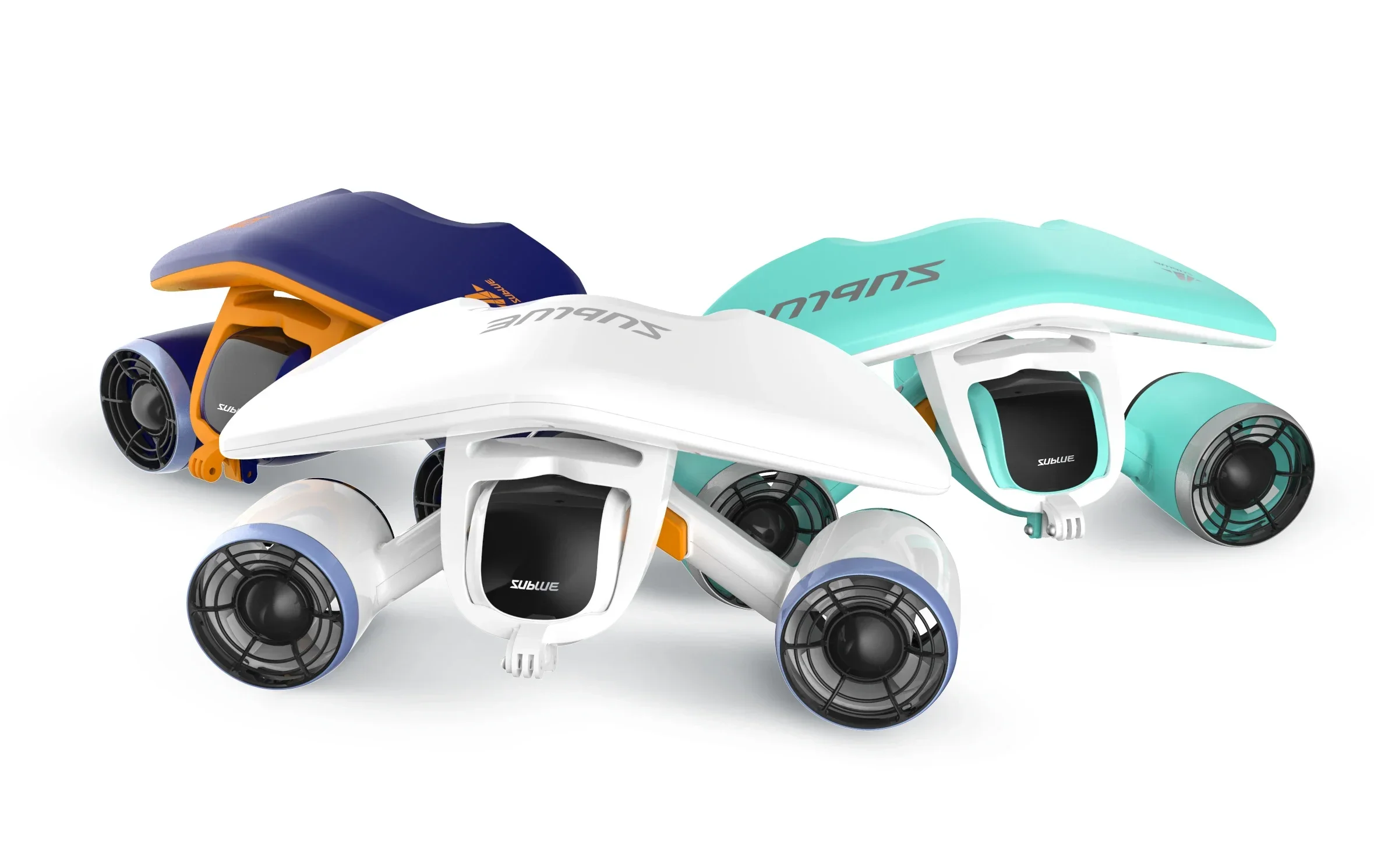 

Sublue Electric 520W Underwater Sea Scooter 3.36mph Dual Thruster 131ft Diving Equipment Whiteshark Mix For Sea Swimming Pools
