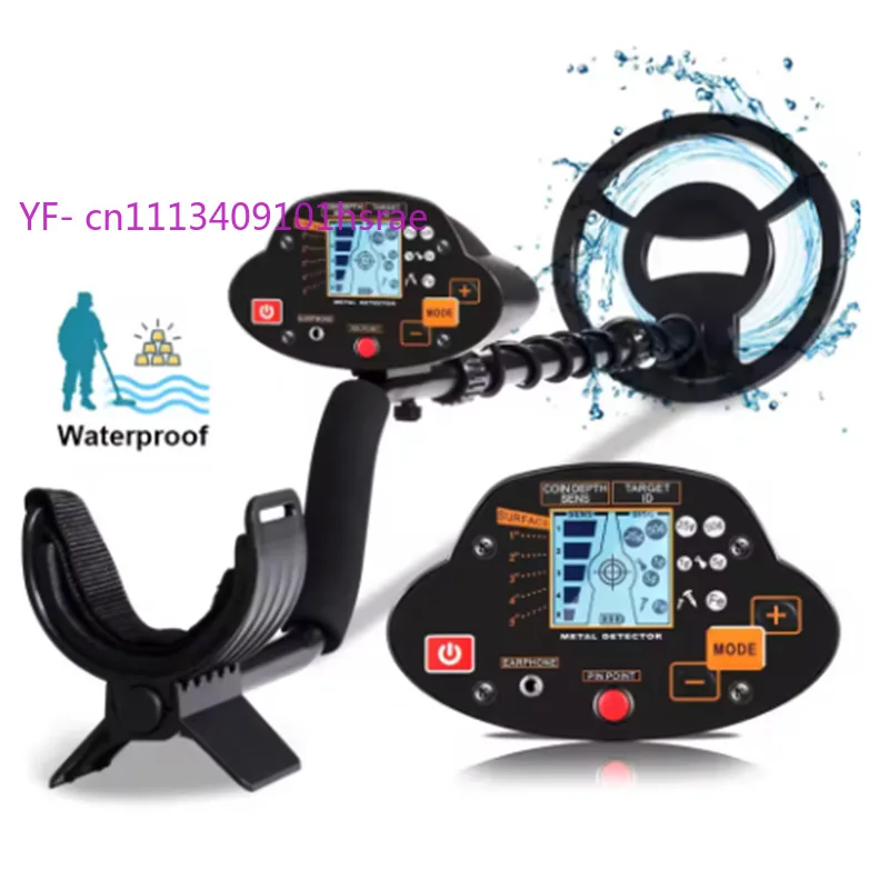 Portable MD5030 Metal Finder with Precise Pinpoint & LCD Screen, High Sensitivity for Outdoor Beach Prospecting