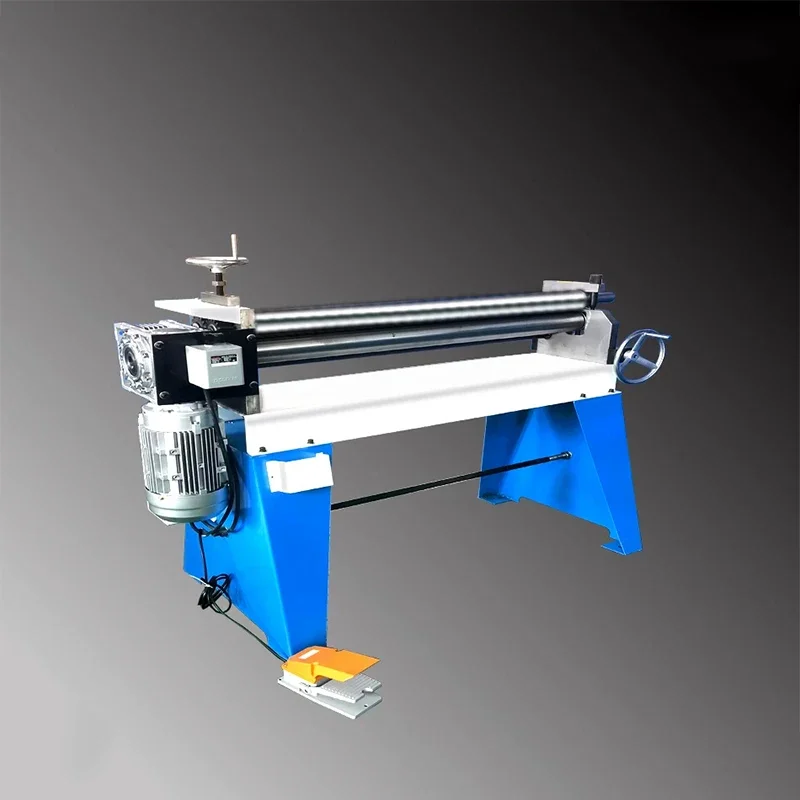 

Small Electric Plate Rolling Machine for Rolling Thin Metal Sheets Into Circles; Small Three-Roll Rolling Machine Fo(Customized)