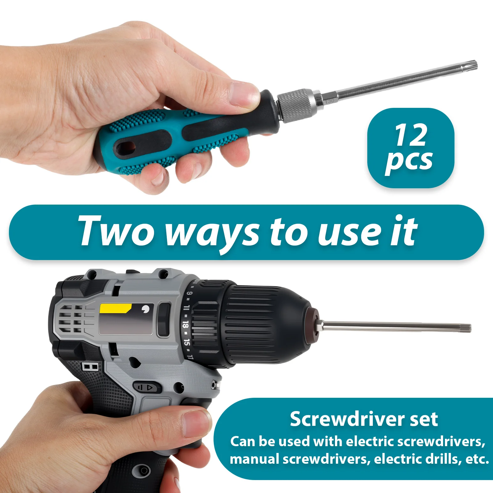 

11Pcs Screwdriver Repair Hand Tools Security Precision Screwdriver Set with Magnetic Multitool Appliances for Electric Drills