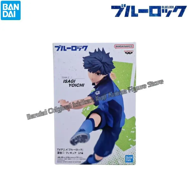 Bandai In Stock Original Box Garage Kit Model Blue Lock Isagi Yoichi Anime Characters Collectible Original Action Figure Statue