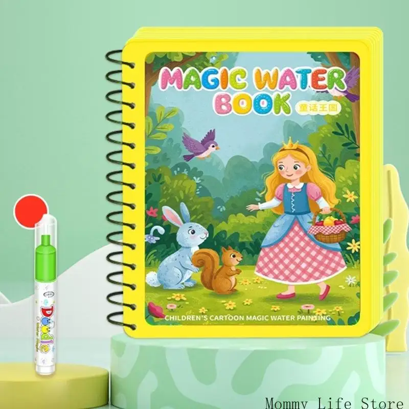 Travel Friendly Water Coloring Art Livre pour les enfants Activité coloration imaginative