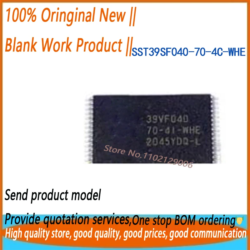 10PCS SST39SF040-70-4C-WHE SST39SF040-70-4C-WH SST39SF040 39SF040 TSOP32  New Original