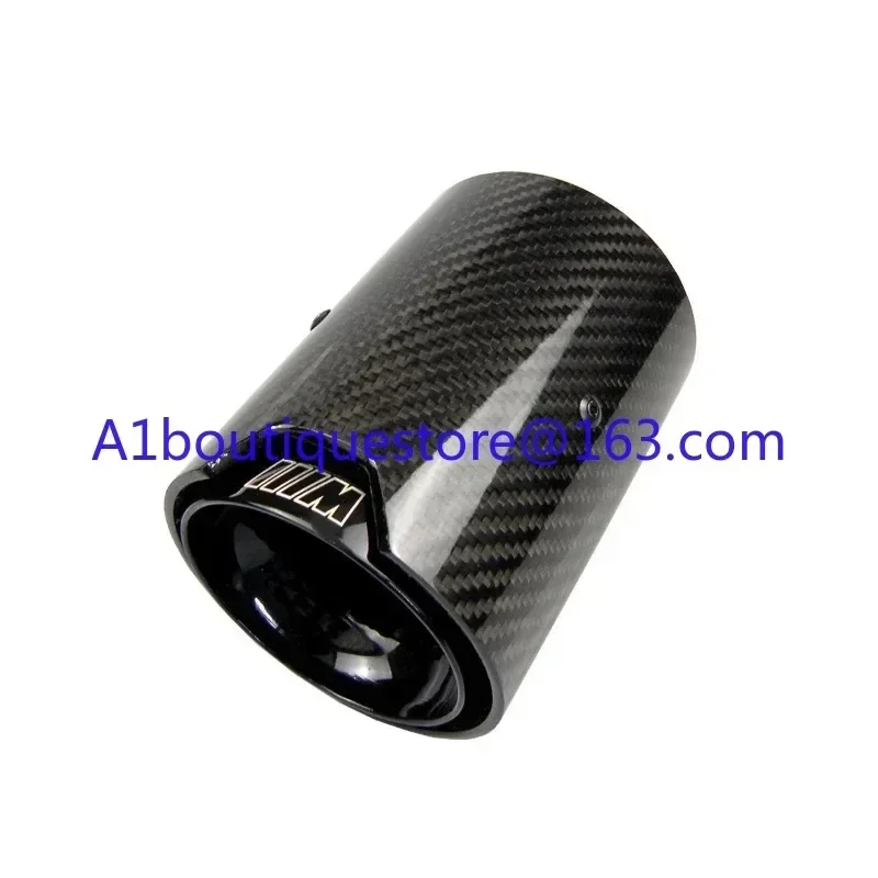 Black Coated Carbon Fiber Exhaust Tip Muffler For BMW M Performance exhaust pipe M2 F87 M3 F80 M4 F82 F83 M5 F10 M6 F12 F13