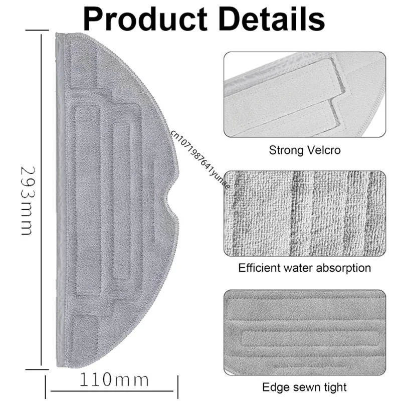 Mop Cloths Accessories for Roborock S8 S8 PLUS G20 S8+ S8 Pro Ultra Double Vibration Vacuum Cleaner Robot Mop Rags Parts