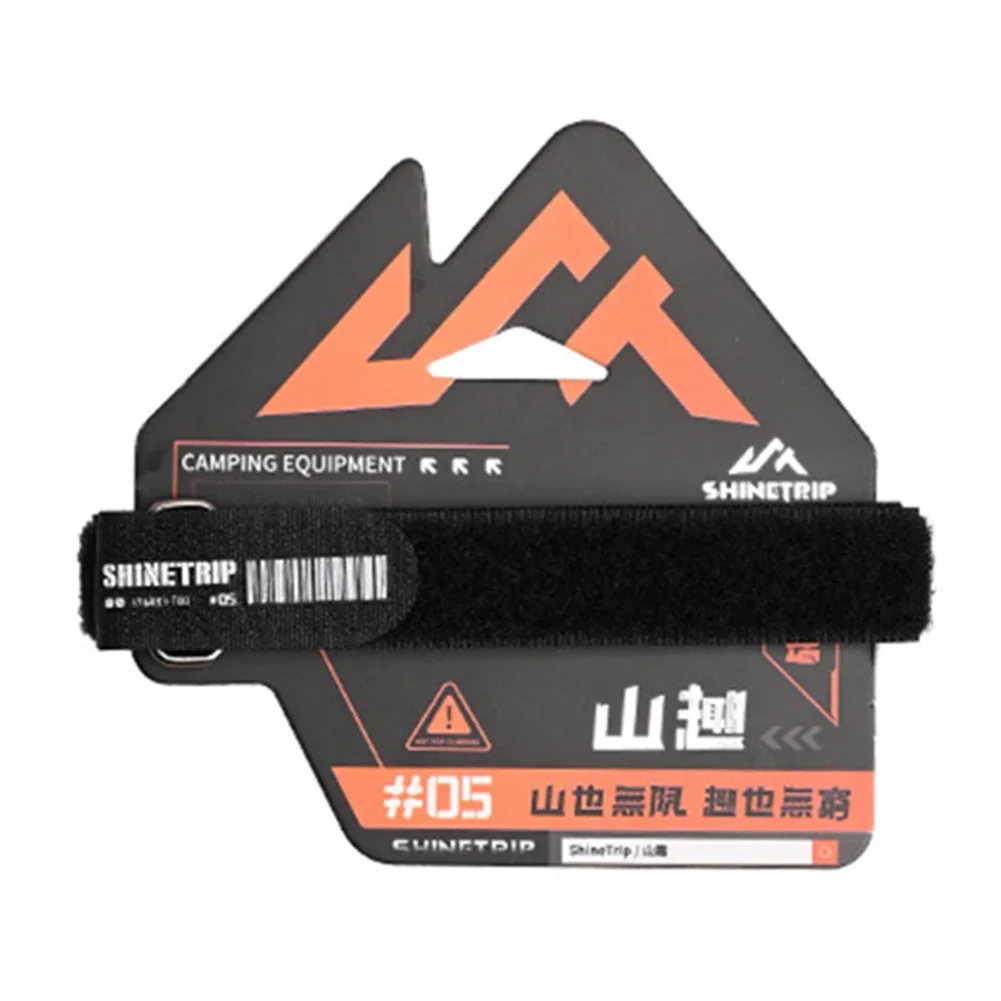 Camping Tie Down Straps with Hook-and-Loops Fastener Tent Canopy Equipment Binding Rope Travel Luggage Straps for Camping Hiking