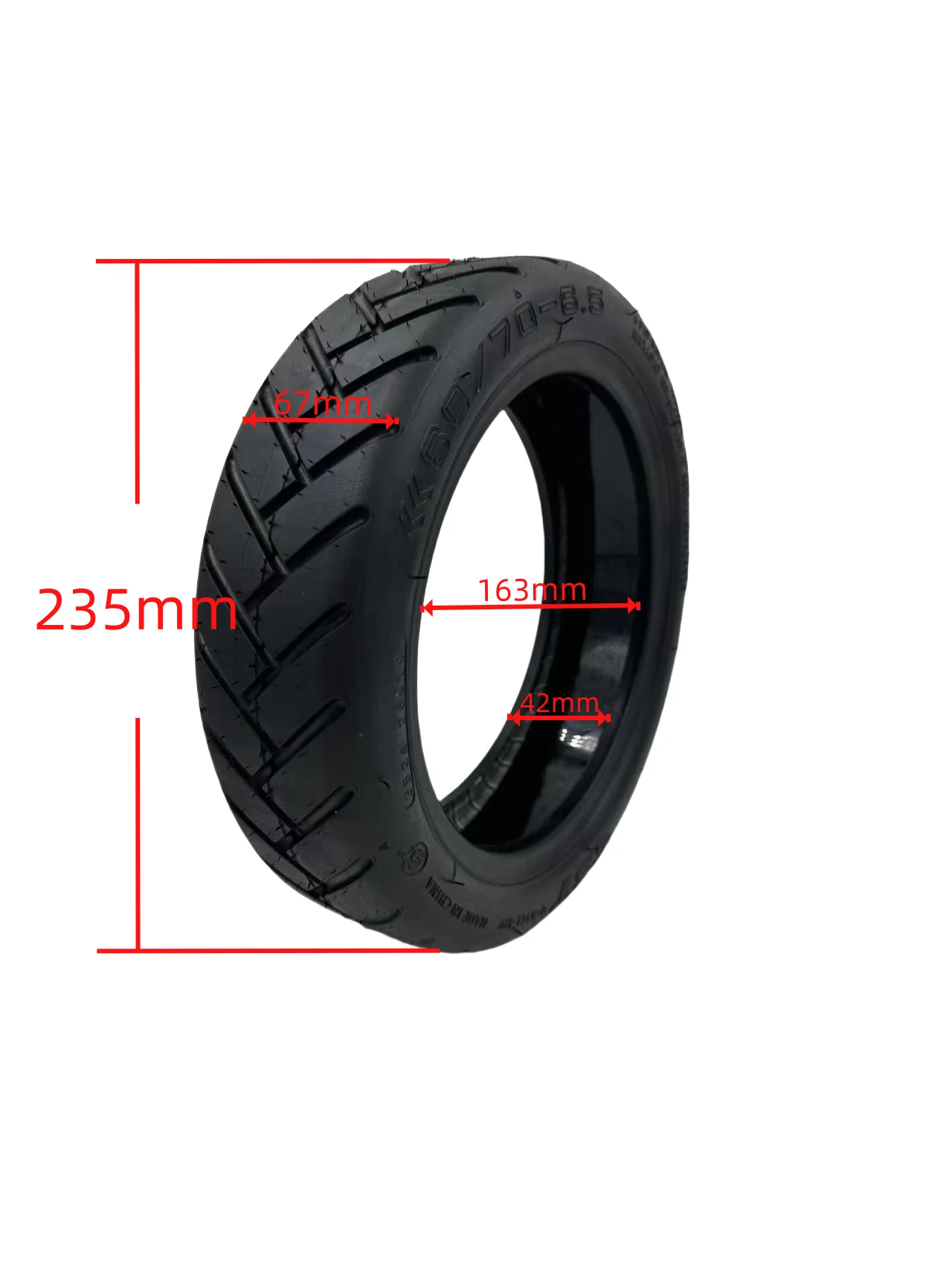 60/70-6.5 CST Tubeless Tire with glue For Xiaomi 4 Pro 2nd Gen Electric Scooter 10 Inch Vacuum Tyre wheel Replacement Parts