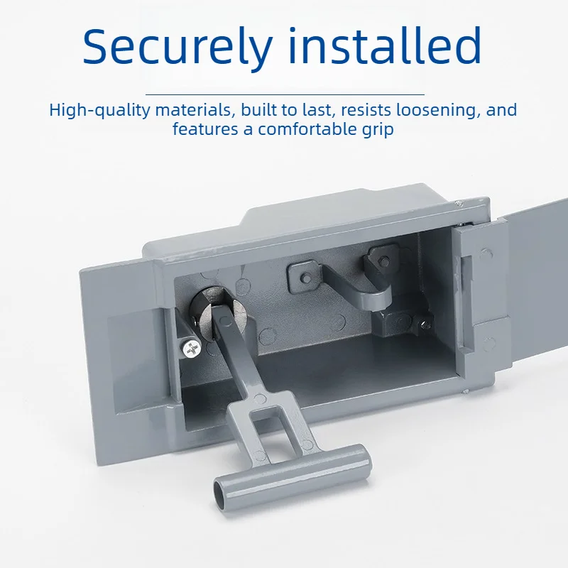 MS888/887 Box Substation Lock Outdoor Square Box Lock for Distribution Cabinet Cable Branch Box JP Cabinet  Electrical Equipment