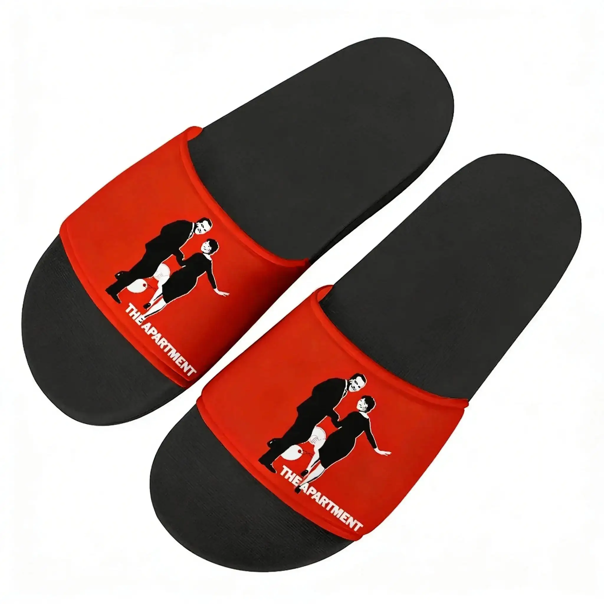The Apartment Flip Flops Home Mens Womens Teenager Family Slippers Bathroom Pool Casual Sandals Customized Water Shoesc