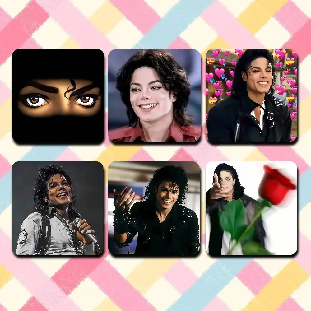 M-Michael Singer J-Jackson Dangerous Cute Cartoon Anime Refrigerator Magnets Soft Magnetic Heat Transfer Refrigerator Magnets